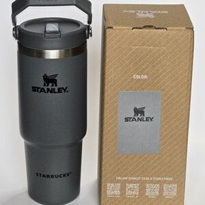 NEW STANLEY-STARBUCKS 30oz TUMBLER DARK GRAY COLOR